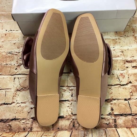 ❌SOLD❌ [Steve Madden] Pink Bow Flats Slip On Mules - Picture 7 of 8